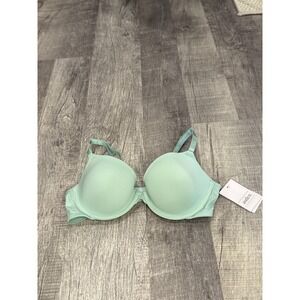 Auden Bra Light Green Full Coverage Comfort Underwire Everyday Lingerie Teen Bra
